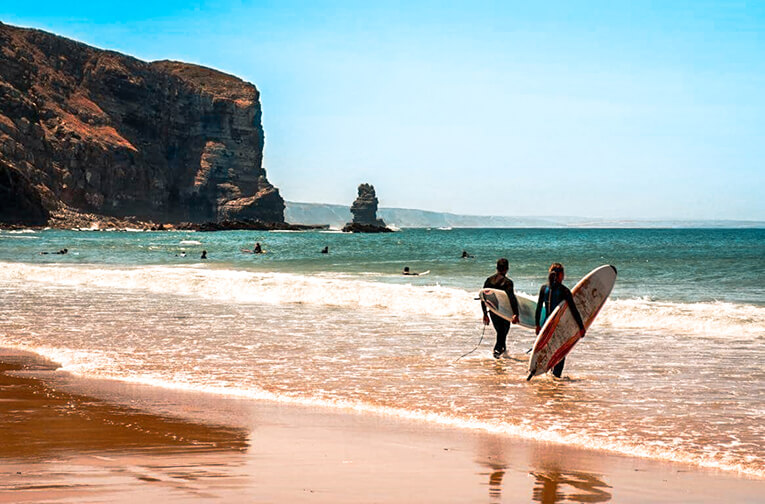 Transferts avec planches de surf