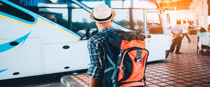 Touristes à la Gare